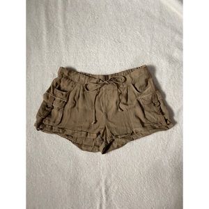 Altar’d State khaki colored lightweight shorts